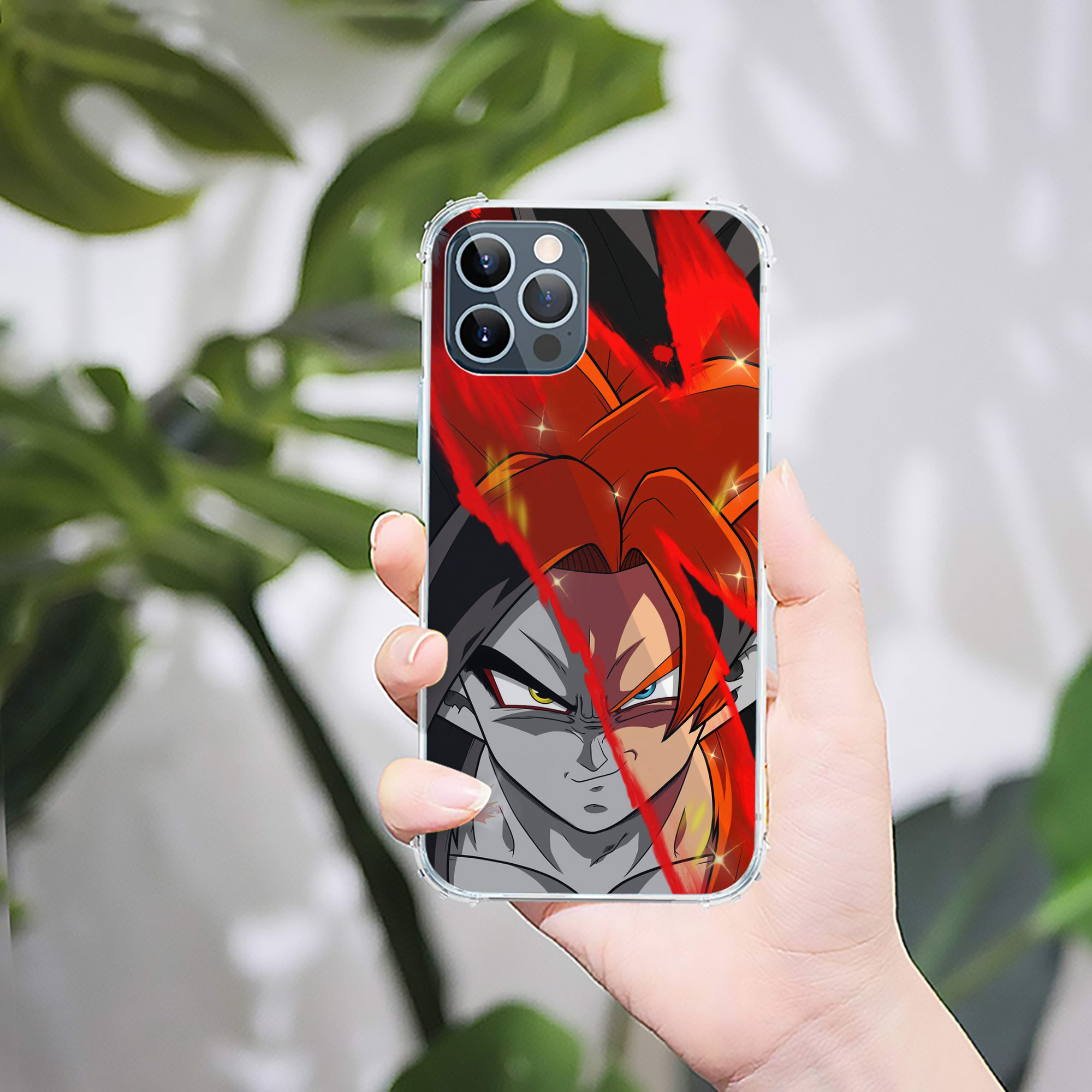 （画像用） ドラゴンボール DRAGON BALL 【iPhone 12シリーズ対応】透明スマホケース（クリアソフトケース）